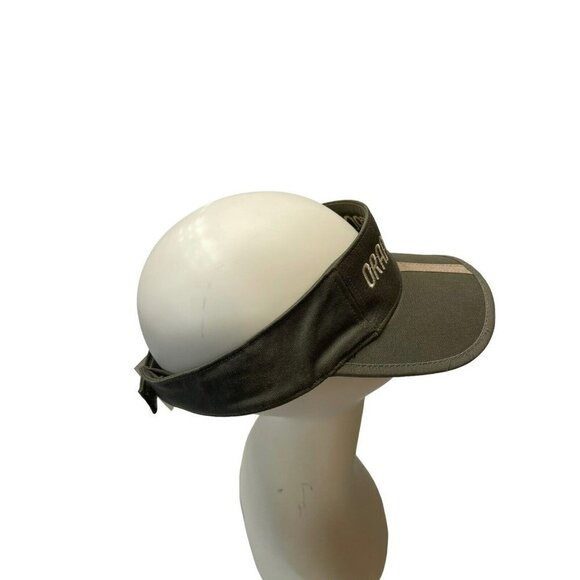 Orange Beach Green Adjustable Visor Hat Jhats Brand The Packer Foldable NWT New - Picture 4 of 6